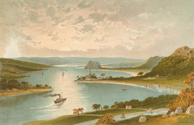 Il Clyde da Dalnotter Hill da English School