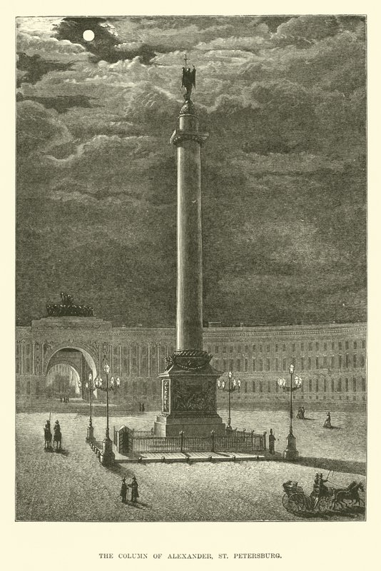 La Colonna di Alessandro, San Pietroburgo da English School
