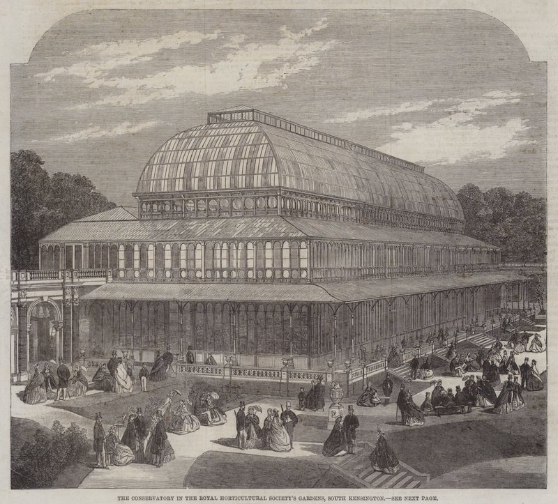 La Serra nei Giardini della Royal Horticultural Society, South Kensington da English School