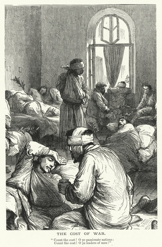 Il costo della guerra (incisione) da English School