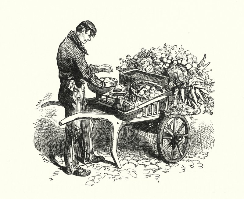 Il costermonger da English School