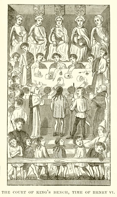 Corte del Banco del Re, tempo di Enrico VI da English School