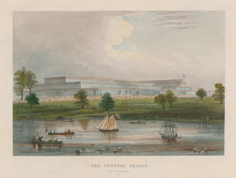 Il Crystal Palace dal Serpentine da English School