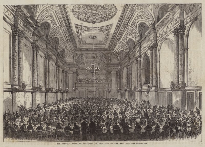 La festa dei coltellinai a Sheffield, inaugurazione della nuova sala da English School