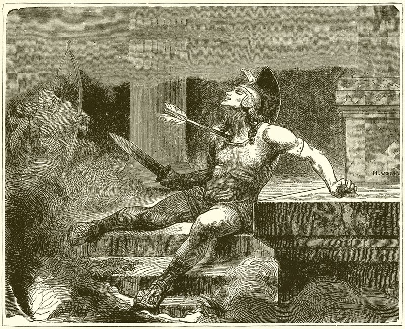 La morte di Alcibiade da English School