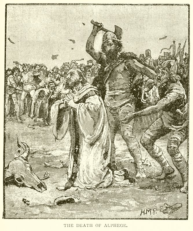 La Morte di Alphege da English School