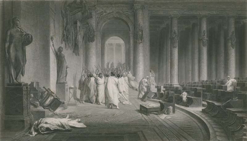 La morte di Cesare, Giulio Cesare da English School