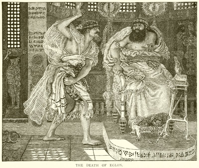 La morte di Eglon da English School