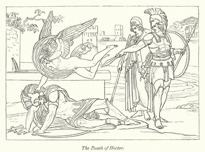 La Morte di Ettore da English School