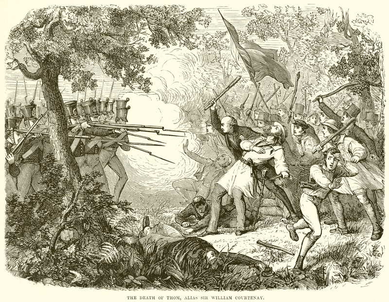 La morte di Thom, alias Sir William Courtenay da English School