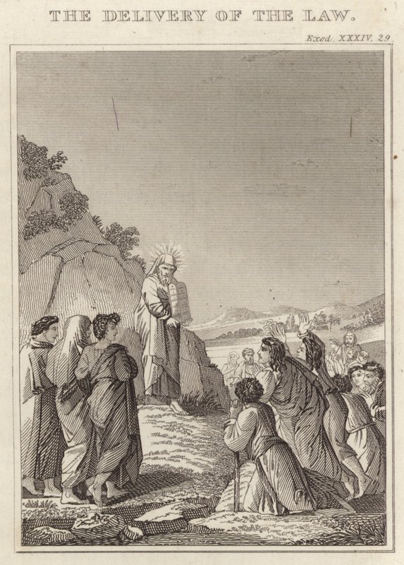 La consegna della legge da English School