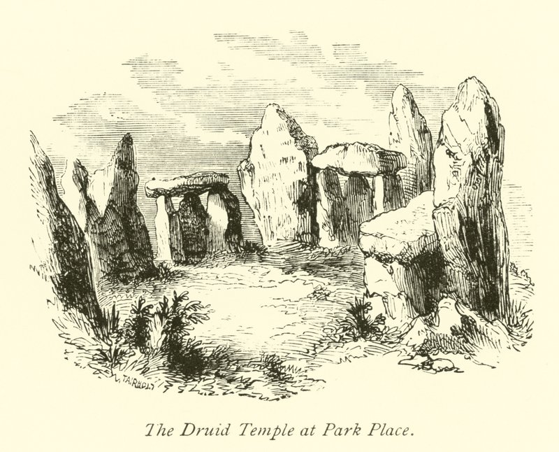 Il tempio druidico a Park Place da English School