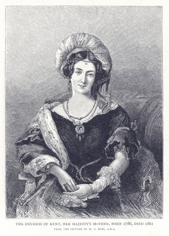 La Duchessa di Kent, madre di Sua Maestà, nata nel 1786, morta nel 1861 da English School