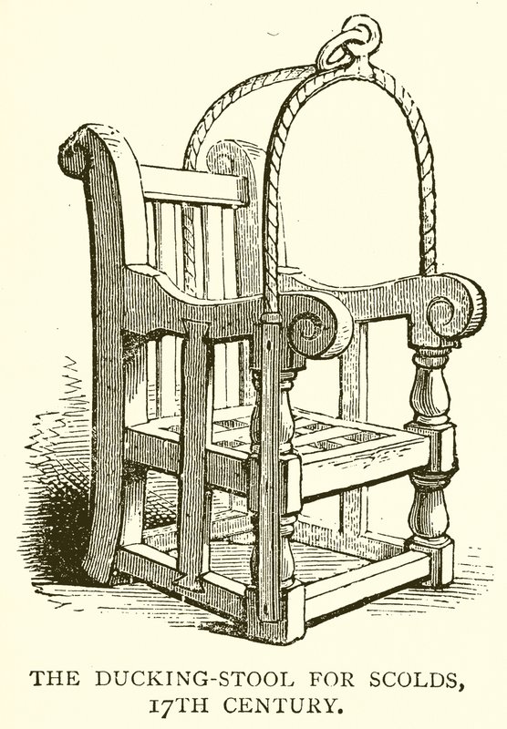 La Sedia per Annegare le Bisbetiche, XVII Secolo da English School