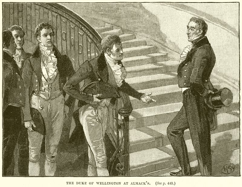 Il duca di Wellington ad Almack