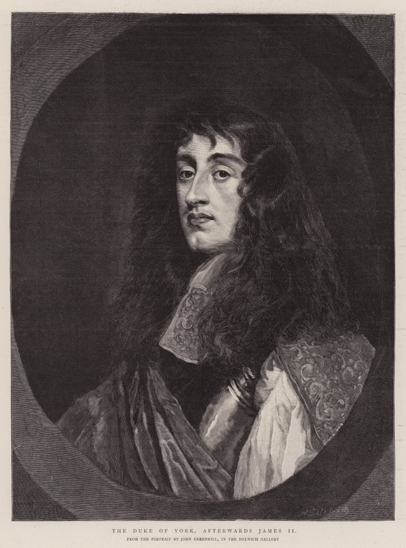 Il Duca di York, poi Giacomo II (incisione) da English School