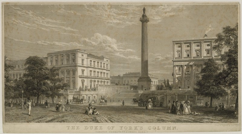 La Colonna del Duca di York, Carlton Terrace, St James
