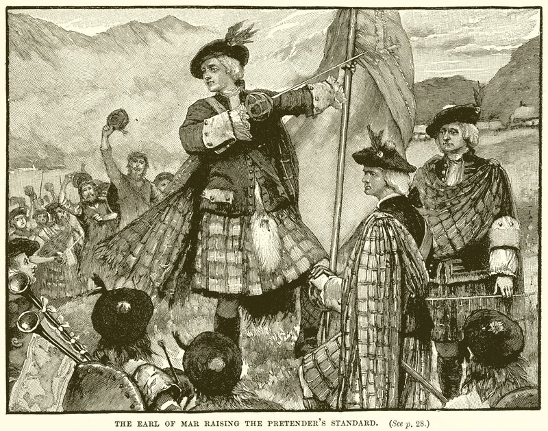 Il conte di Mar alza lo stendardo del Pretendente da English School