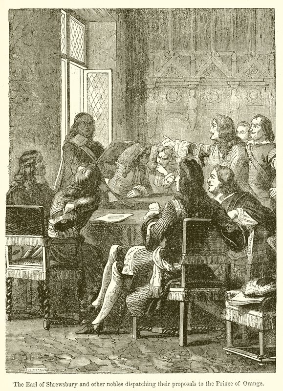 Il conte di Shrewsbury e altri nobili inviano le loro proposte al principe d