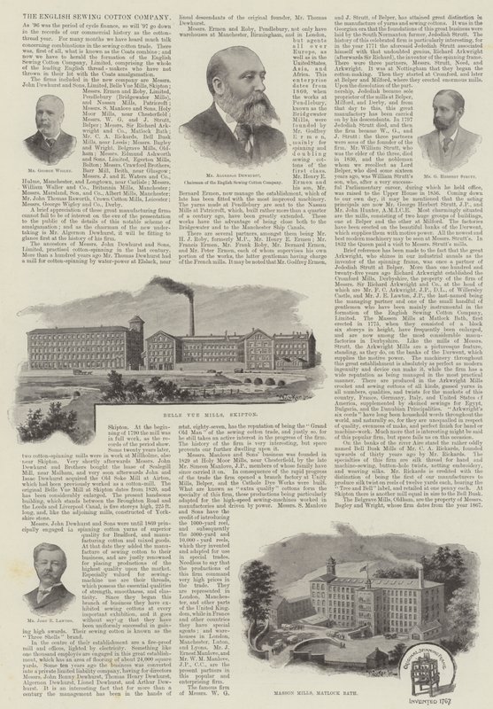 The English Sewing Cotton Company (incisione) da English School