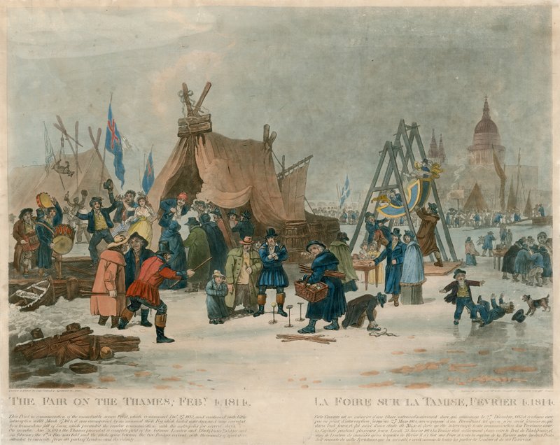 La Fiera sul Tamigi, 4 febbraio 1814 da English School