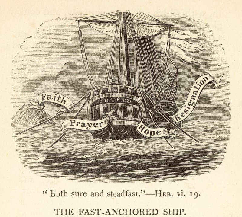 La nave ancorata velocemente da English School