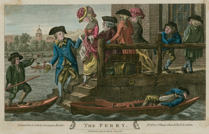 Il Traghetto, fiume Tamigi, Londra da English School