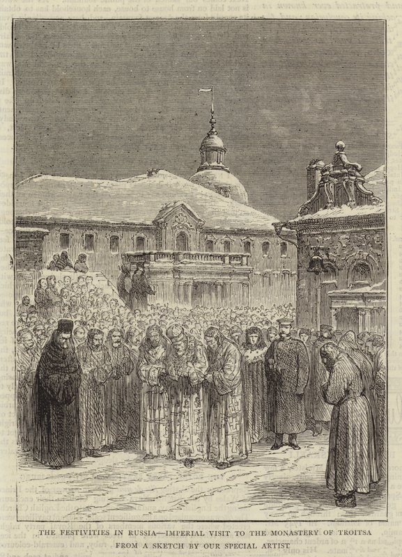 Le festività in Russia, visita imperiale al monastero di Troitsa da English School