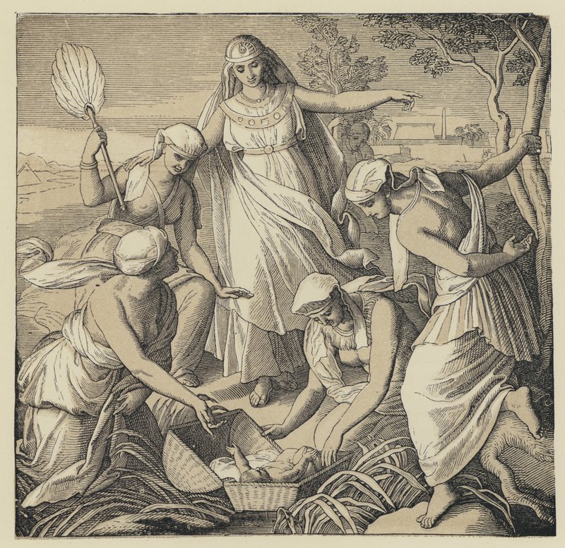 Il ritrovamento di Mosè da English School
