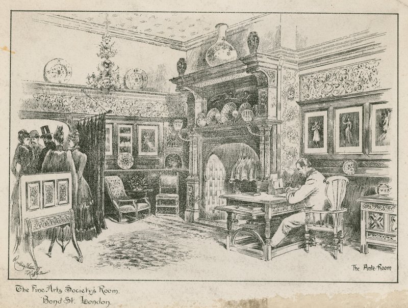 Sala della Fine Arts Society, Bond Street, Londra - l