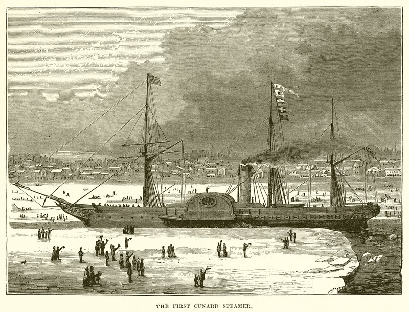Il primo piroscafo Cunard da English School