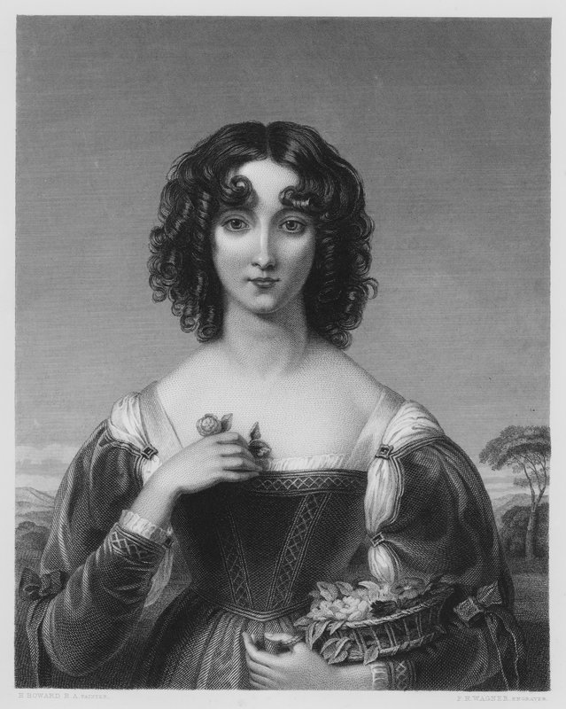 La fioraia, dal quadro nella Galleria Vernon (incisione) da English School
