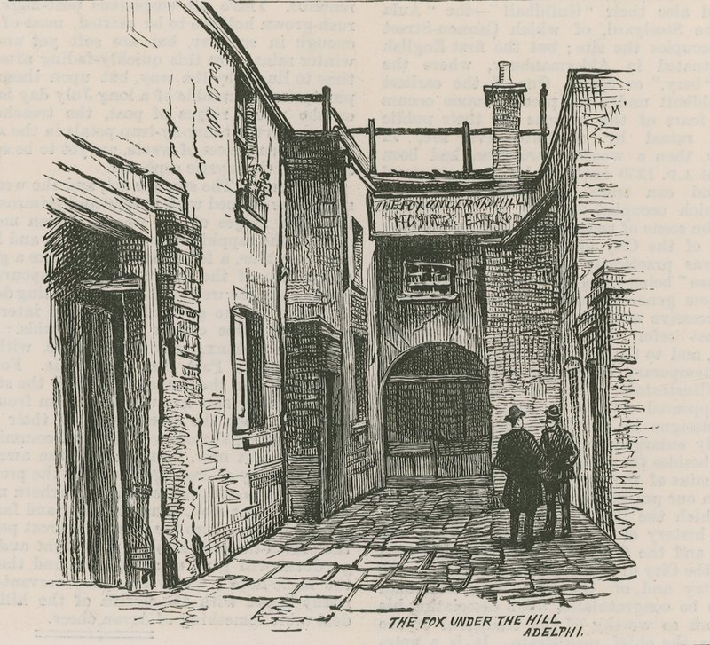 The Fox Under the Hill, Adelphi, Londra da English School