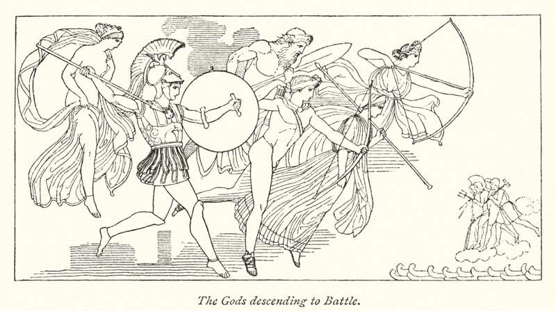 Gli Dei Scendono in Battaglia da English School