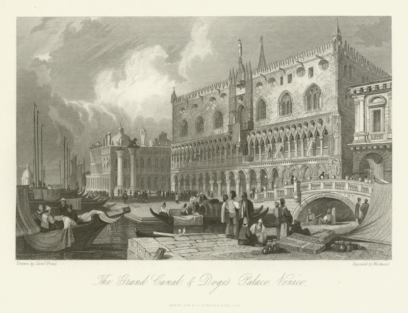 Il Canal Grande e il Palazzo Ducale, Venezia da English School