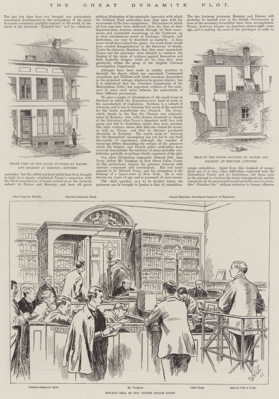 Il grande complotto della dinamite (incisione) da English School