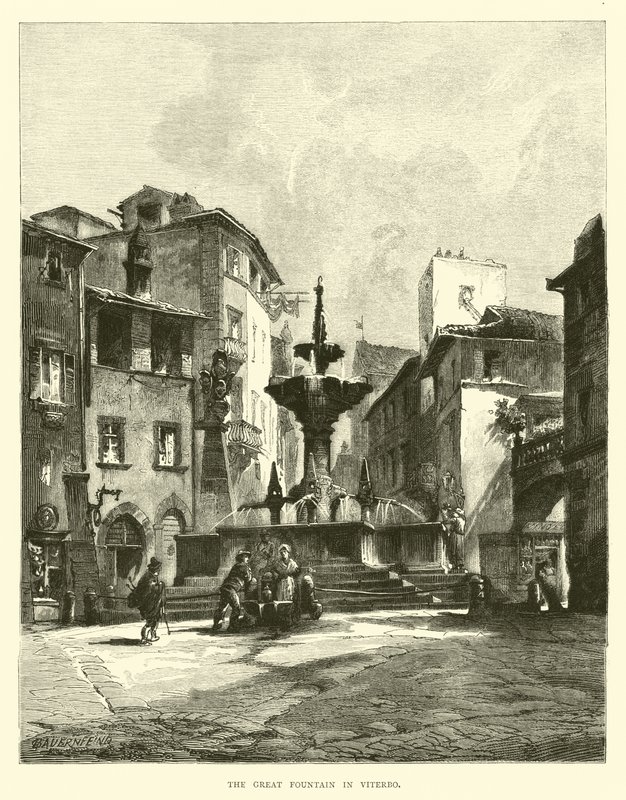 La Grande Fontana a Viterbo da English School