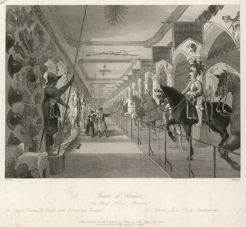 La Grande Armeria dei Cavalli alla Torre di Londra da English School