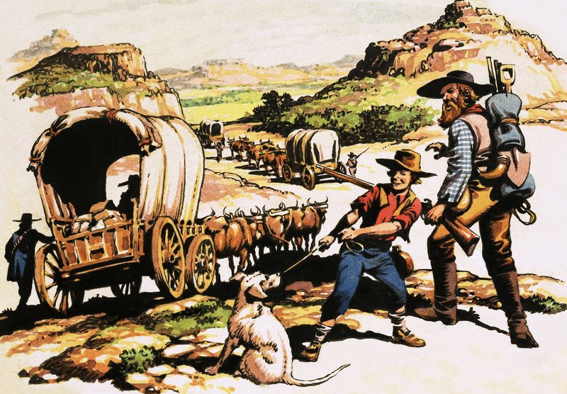 Il Grande Trek del 1835-37 da English School