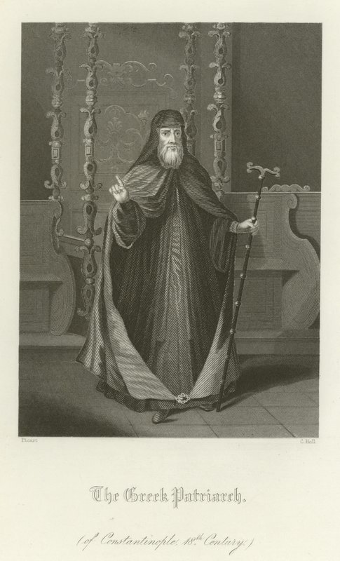 Il Patriarca Greco di Costantinopoli, XVIII secolo da English School