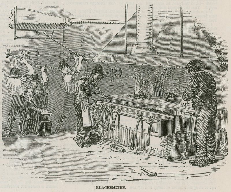 Le scuole del Royal Hospital di Greenwich; Fabbri da English School