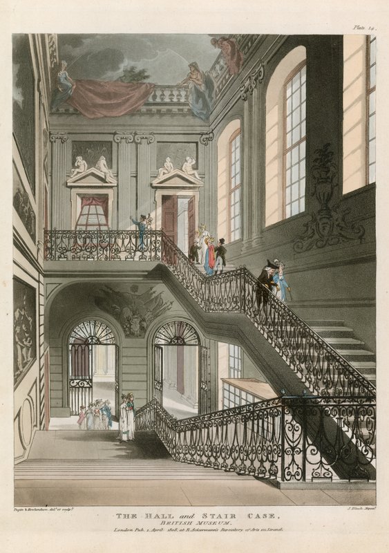 La sala e la scala, British Museum da English School