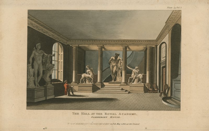 La sala alla Royal Academy, Somerset House da English School
