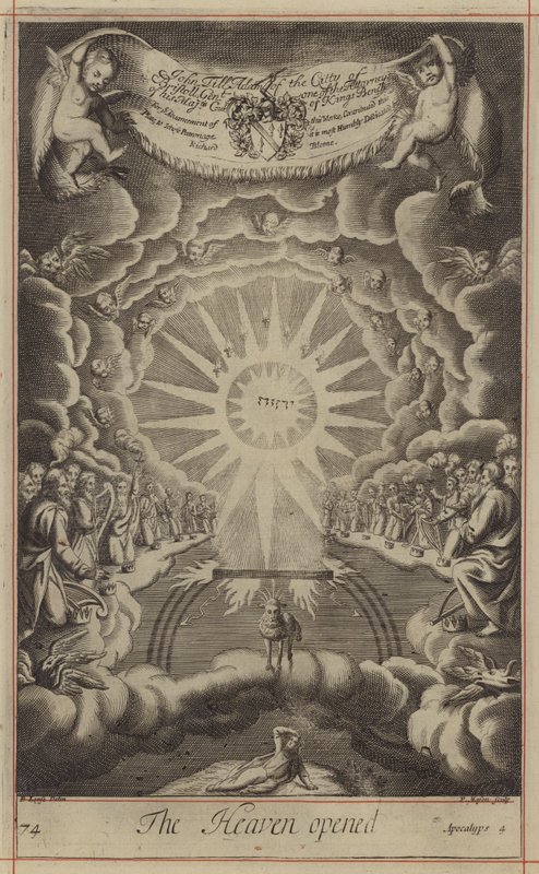 Il cielo aperto (incisione) da English School