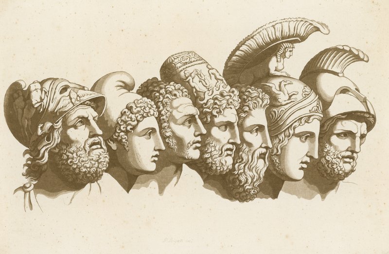 Gli eroi della guerra di Troia da English School