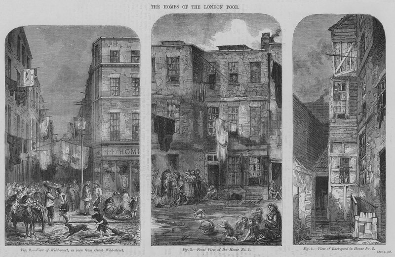 Le Case dei Poveri di Londra da English School