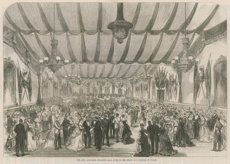 Il ballo della Honourable Artillery Company dato al Principe e alla Principessa del Galles da English School
