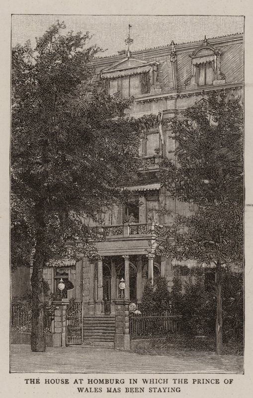 La casa a Homburg in cui ha soggiornato il Principe di Galles da English School