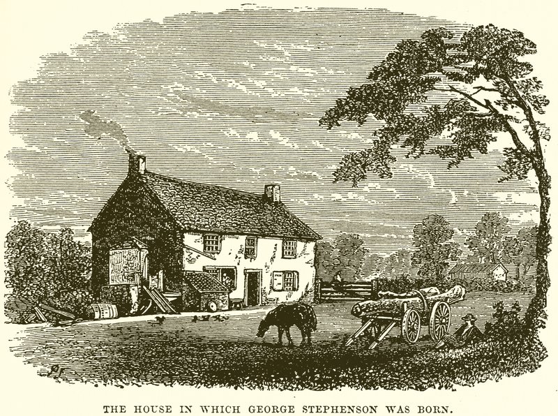 La Casa in cui è Nato George Stephenson da English School