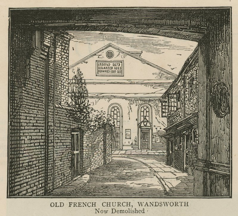 Gli Ugonotti in Inghilterra: Vecchia chiesa francese, Wandsworth da English School